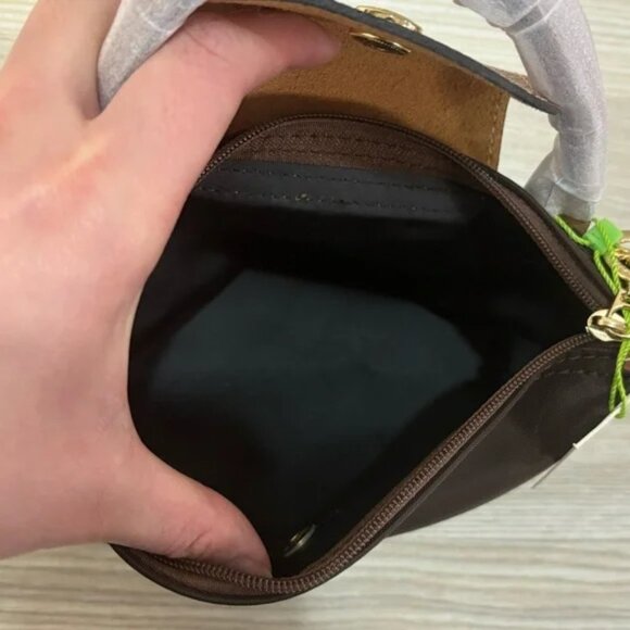 Longchamp Le Pliage Mini Tan Handbag - Picture 5 of 7